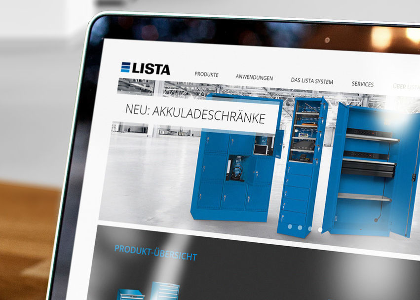 Neue globale Corporate Website für die LISTA AG
