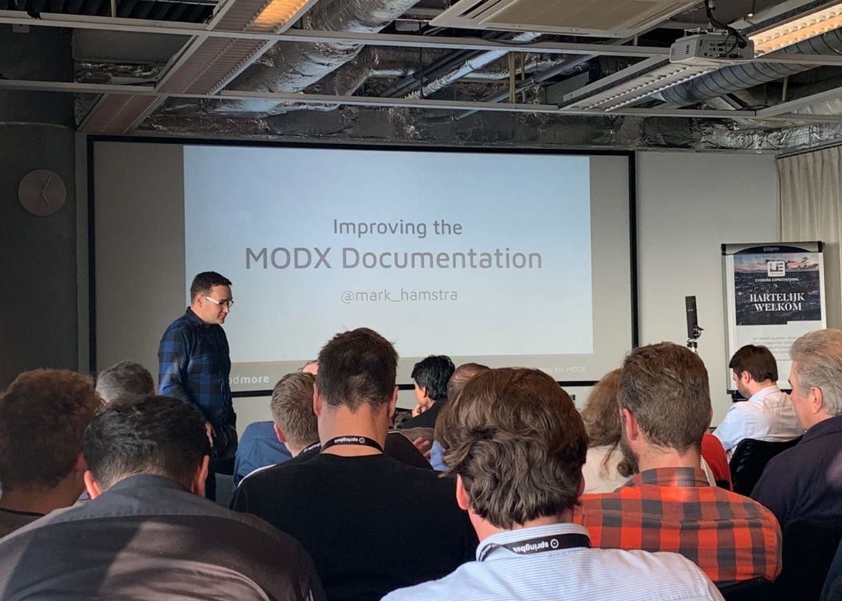 visions.ch gmbh an der MODX Konferenz Amsterdam